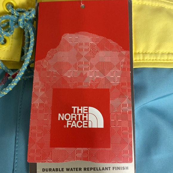 The North Face "NEW" Blue Vacation Aqua Bow Falls Swim Board Shorts Size 12 - Picture 9 of 11